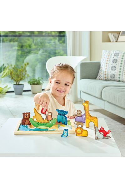 Hape Wooden Puzzle - Animal Kingdom