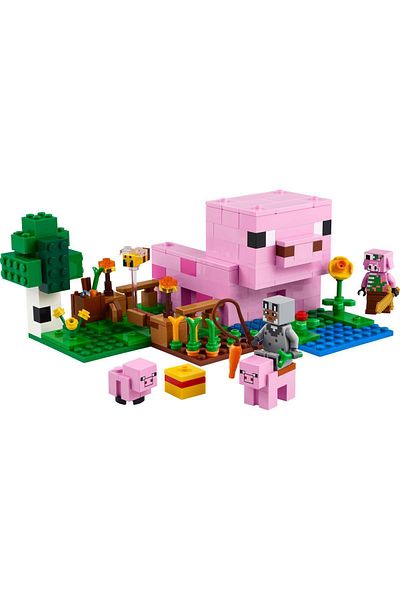 LEGO ® Minecraft ® Puppy Pig House 21268 - 7 Years Old And Above Construction Set (238 PIECES)