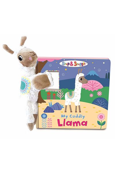 Buddy&Barney Lama Mea Dragalasa in Cutie - animalut de plus si carticica in limba engleza