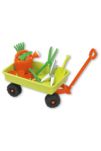 Androni Giocattoli Cărucior de grădină de jucărie și set de scule