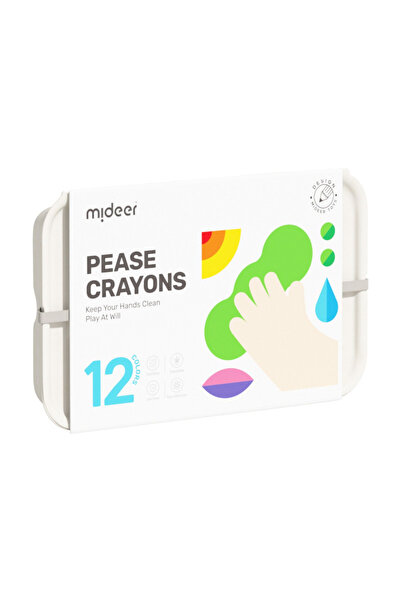 Mideer Creioane Cerate Pentru Copii, 12 Culori