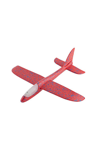 GRAFİX Avion Planor Din Spuma Cu Luminite - Rosu