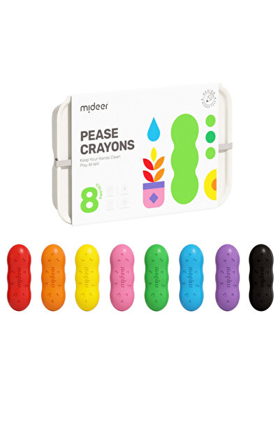 Mideer Wax Crayons For Children, 8 Colors