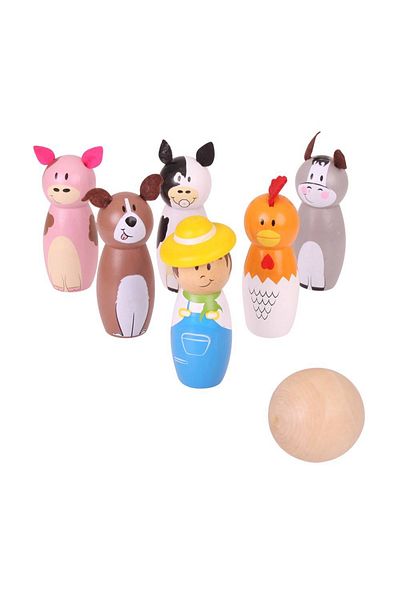 BIGJIGS Toys Set Popice - Animale De La Ferma