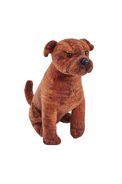 Wild Republic Σκύλος διάσωσης με ήχο STAFFORDSHIRE BULL TERRIER - Wild Republic Plus Toy 14 εκ.