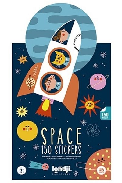 Londji Repositionable Sticker Set, Cosmos