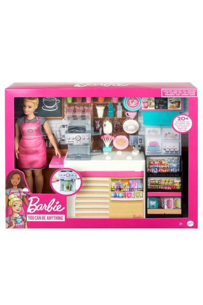 mattel Barbie Set Cafenea Cu 20 De Accesorii