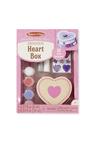 Melissa & Doug Cutie decorativă din lemn cu inimă