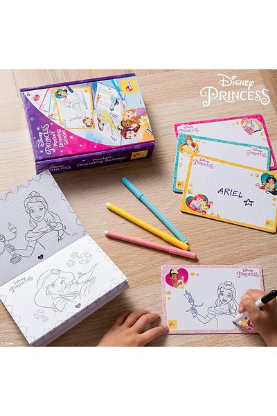 Lisciani Pocket Drawing Set - Princesses