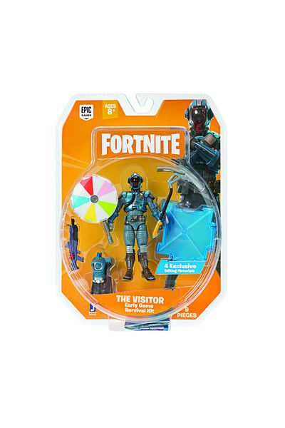 Fortnite - Figurină cu accesorii, Kit de supraviețuire pentru jocul timpuriu B Vizitatorul