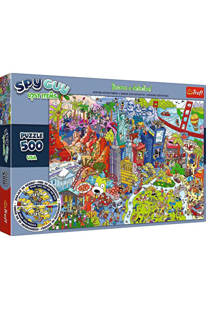 Trefl Puzzle 500 Spy Guy Obiecte Pierdute In Usa