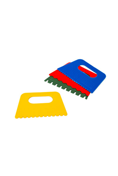 OColor Set de 4 piepteni pentru pictură și modelaj