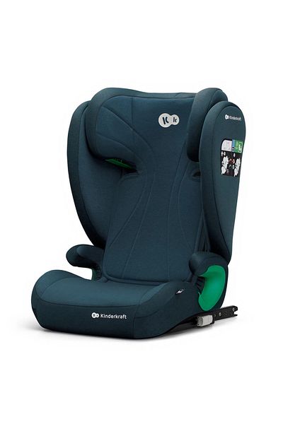 Kinderkraft Scaun Auto Junior Fix2, mărimea I 100-150 cm, albastru Harbor