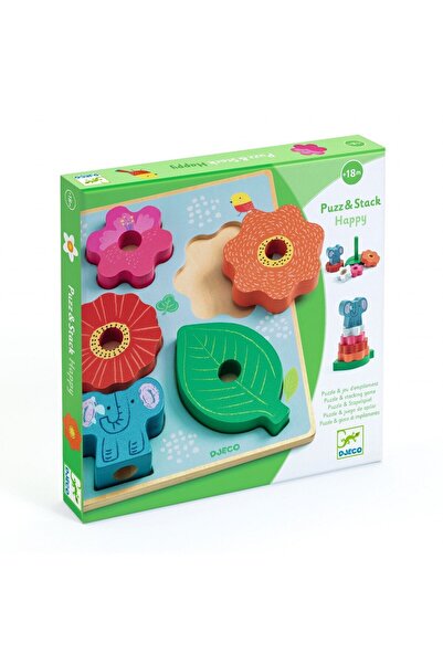 djeco Puzzle și Joc de Stivuire,