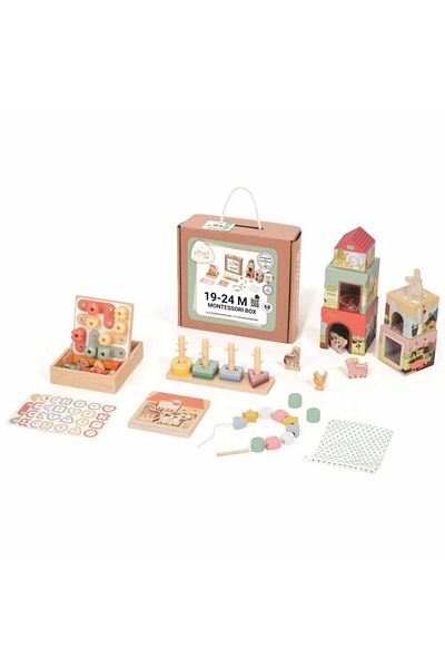 Micostore Montessori Toy Set For Children 1.5 Years (19 - 24 MONTHS), Educational Box, Box
