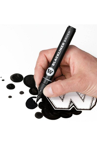 Molotow Blackliner Brush Black