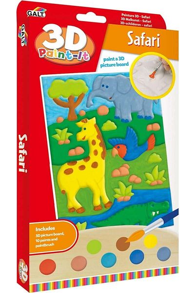 Galt Paint 3D - Safari - Educational and Interactive Game for Children