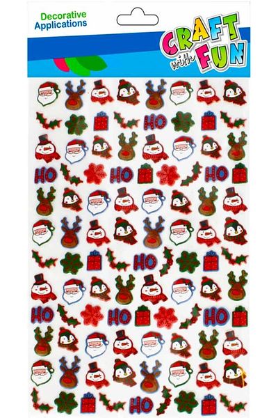 Micostore Christmas pattern stickers, 96 mini patterns for making Christmas decorations