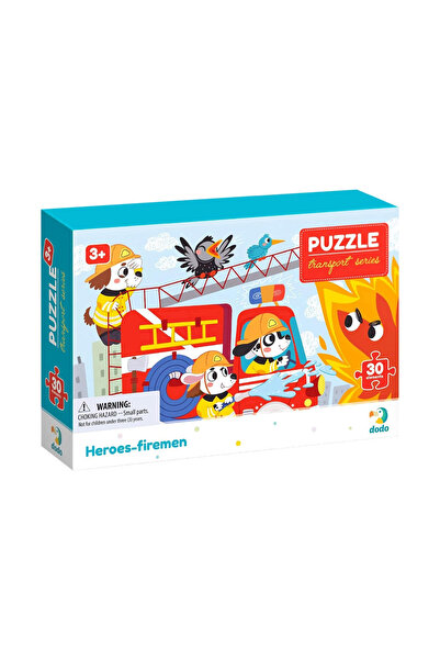 dodotoys Puzzle Educativ, Eroii Pompieri, 30 Piese
