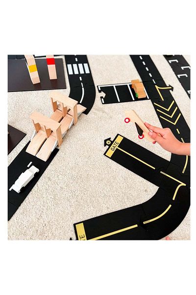 waytoplay Runway, Pista Aeroport Cu Avion Din Lemn