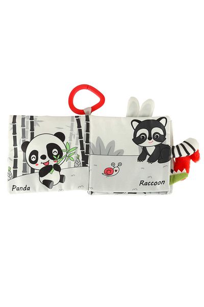 Micostore Carte Senzoriala Bebelusi, Moale, Educativa, Material Textil, Regatul Animalelor