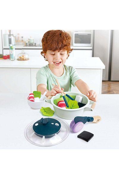 Hape Wooden Toy - Cooking At The Hotpot