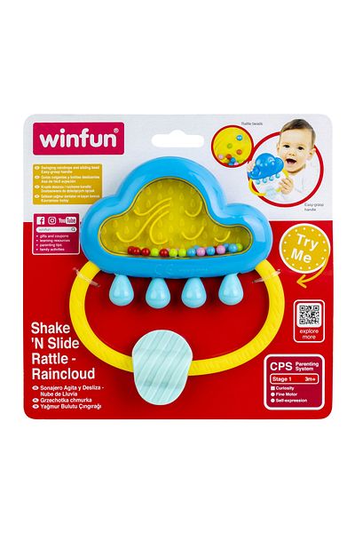 WINFUN Cloudy Baby Rattles,