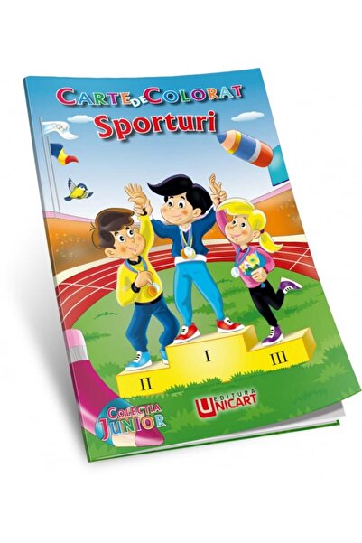 unicart Carte de colorat sportivă B5