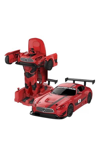 Rastar Masinuta Metalica Convertibila Mercedes Benz Gt3 Rosie Cu Scara 1 La 32