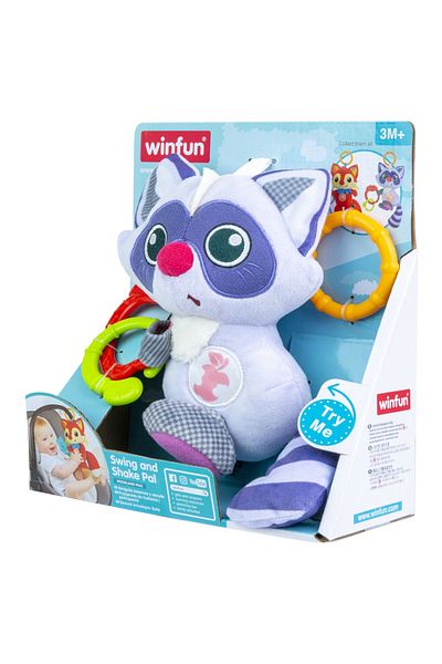 WINFUN Raccoon With Sounds And Lights For Babies,