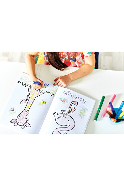 Orchard Toys Omalovánky s aktivitami v angličtině a samolepkami džungle Džungle