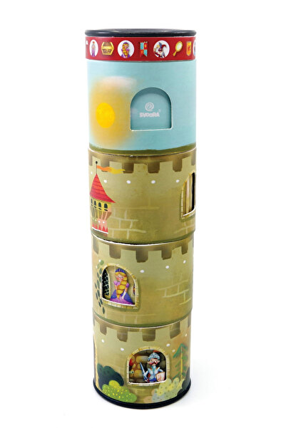 Svoora Caleidoscop Rotativ Cu Joc Castel