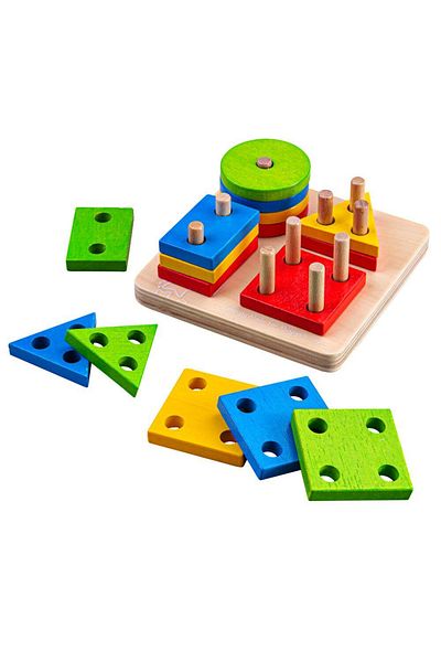 BigJigs Sorting game - 4 geometric shapes