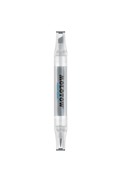 Molotow Aqua Twin 1mm/2-6mm Double-tipped Marker Cool Grey 02