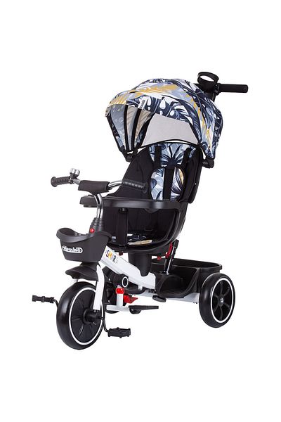 Chipolino Smart Tricycle With Reversible Seat Black White