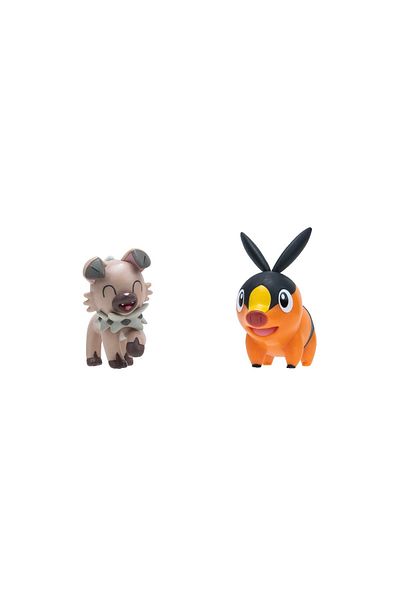 Pokemon - Set Of 2 Action Figures, (TEPIG & ROCKRUFF) S14