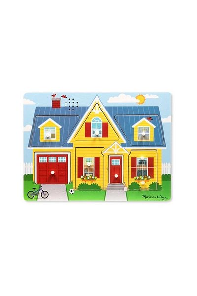 Melissa & Doug Melissa și Doug Puzzle cu sunete Casa mea
