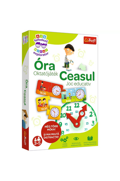 Trefl Invata Ceasul Micului Explorator, Joc Educativ
