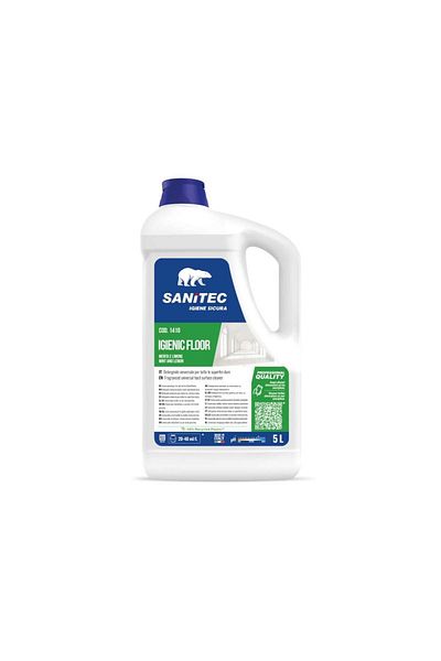 SANITEC Detergent Pardoseli, Menta Si Lamaie, 5000 ml Igienic Floor,