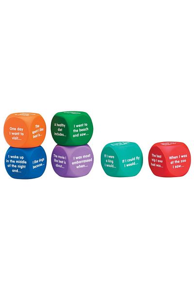 Learning Resources Writing Prompt Cubes