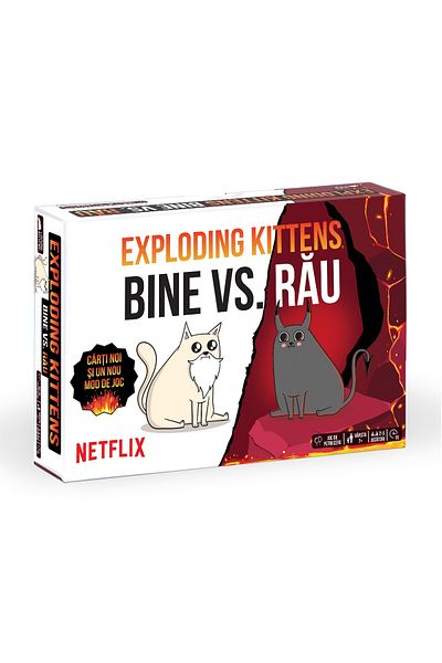 Exploding Kittens Joc De Societate : Bine Vs Rau