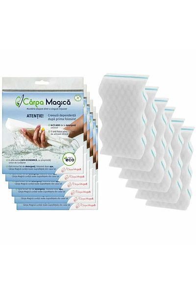 Carpa Magica Pachet 6 x Carpa Magica si 6 x Burete Magic