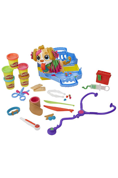 Hasbro Veterinární sada, modelovací hmota Play-doh a sada formiček