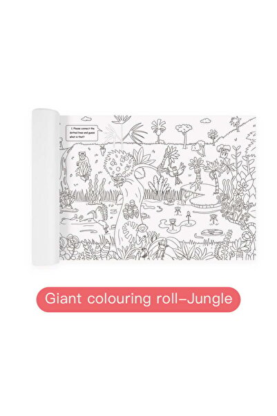 Mideer Coloring Paper Roll - Jungle Theme - 10 M Length