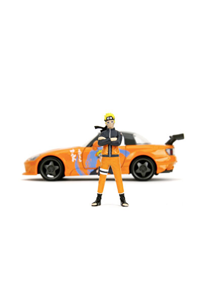 Simba Jada Naruto Shippuden Naruto Figure Set and Honda 2001 S2000 Diecast Car 1:24 Scale