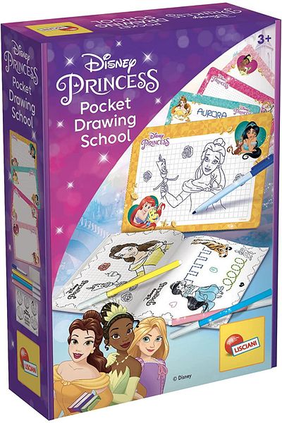 Lisciani Pocket Drawing Set - Princesses