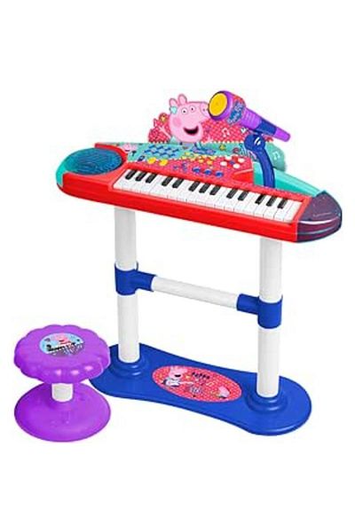 Reig Musicales Electronic Organ, 37 Keys, With Microphone And Stool, Toy, Peppa Pig