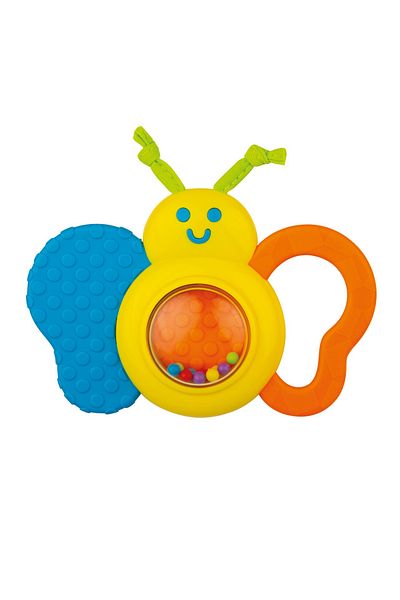 WINFUN Butterfly Rattle With Teething Toy For Babies,