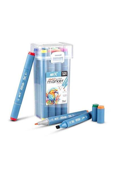 Rich مجموعة ماركر رسم Art-X مكونة من 12 قطعة 18046