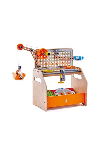 Hape Wooden Toy - Scientific Workbench (58 PIECES)